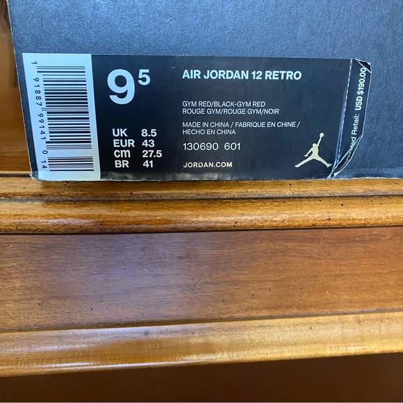 Nike Air Jordan 12 Retro Gym Red - Picture 9 of 15